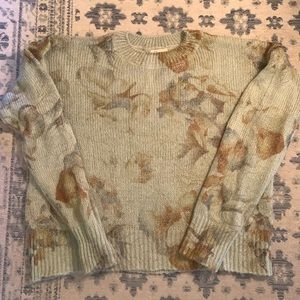 NWOT Elan Floral Sweater